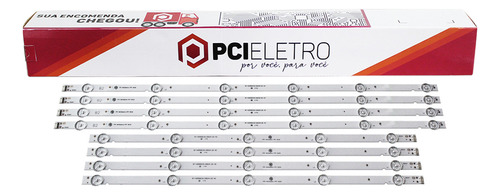 Kit 8 Barras De Led Compatível Ptv55u21dswnt Ptv55u21dswnc Pci Eletro Parts