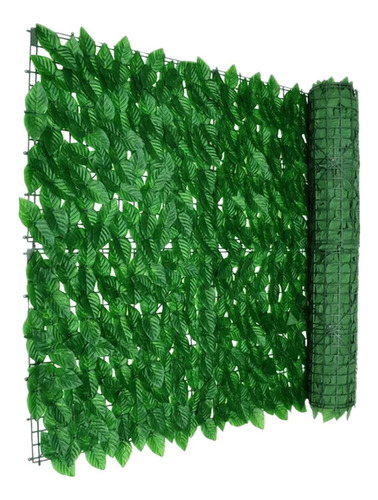 3pz Follaje Rollo Muro De Hoja Verde Artificial De 300 X 100