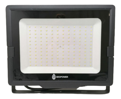 Reflector Led 200w Blanco Frío Geopower Color de la carcasa Negro