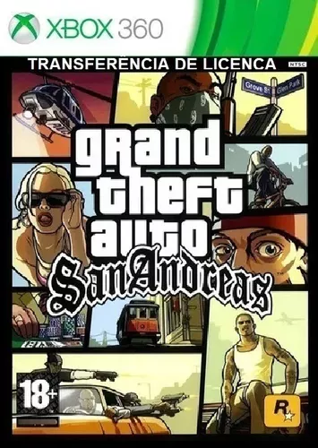 GTA San Andreas Xbox 360 Bloqueado Original