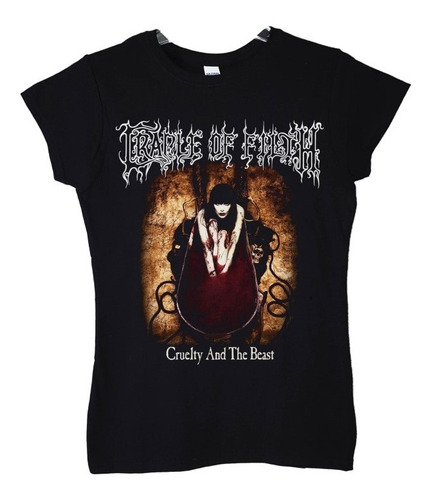 Polera Mujer Cradle Of Filth Cruelty And The Beast Metal Abo