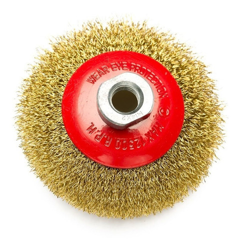 Cepillo Circular Rizado Amoladora Angular 4 PuLG Bremen 3454