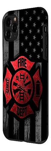 Funda Para iPhone 11 Pro American Flag Distressed Piel Sinte