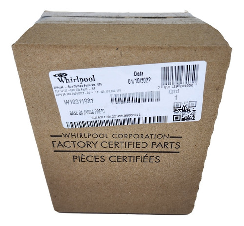 Imagem 6 de 7 de Base Da Jarra Para Liquidificador Kitchenaid Preto W10311981