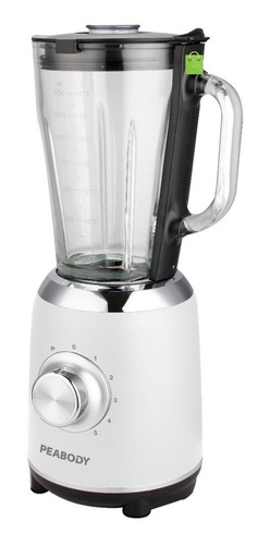 Licuadora Peabody Pe-ln805 1.75 L Con Jarra De Vidrio P1 Color Blanco