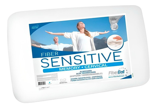 Almohada inteligente Fiberball Sensitive Espumas Especiales cervical 60cm