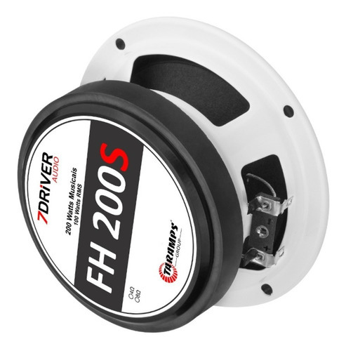 Altavoz Taramps Fh 200s Par 7driver Fh 200s de 5 polos, 100 W RMS, 4 ohmios