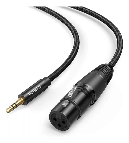 Cable Microfono - Ugreen Xlr Hembra & 3.5mm Trs Stereo 2m Pc