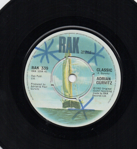 Adrian Gurvitz Runaway / Classic Vinilo Simple Kktus (Usado)