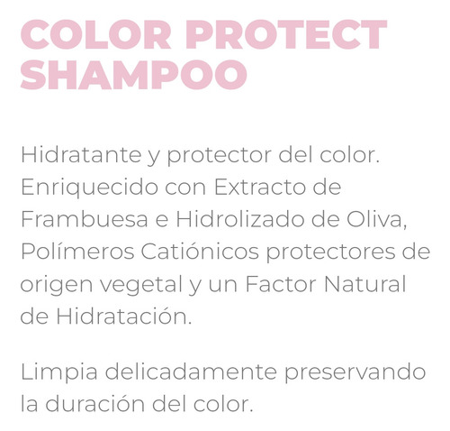 Duo Shampoo Y Tratamiento Color Protect 250 Ml Framesi
