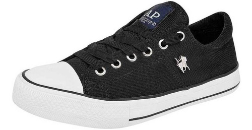 Tenis American Polo 2113 Para Joven Color Negro E6