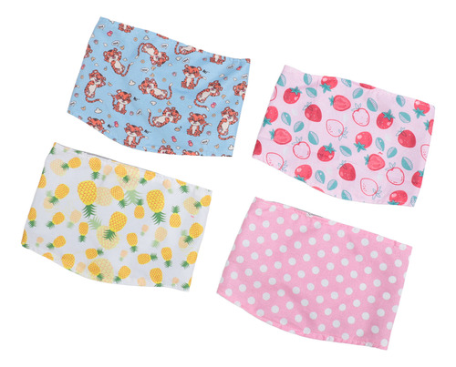 Puppy Nappies Wrap, 4 Unidades, Pañales Lavables Para Perros