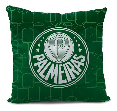 Almofada Palmeiras Time Brasileirao Verdao Futebol Porco Cor Verde