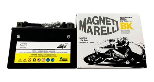 Bateria Moto Mm9bs Xt600 Cb 500 Magneti Marelli 8ah Selada