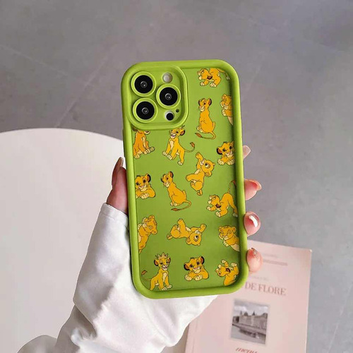 Funda Con Dibujos Animados Del Rey León Para iPhone