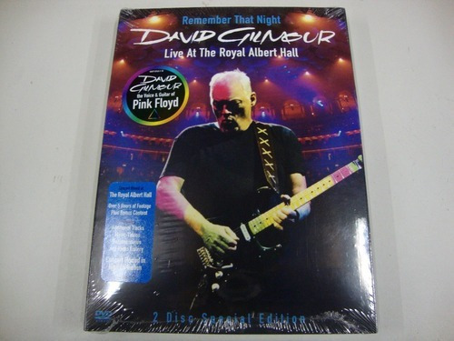 Dvd - David Gilmour Remember That Night: Live - Import