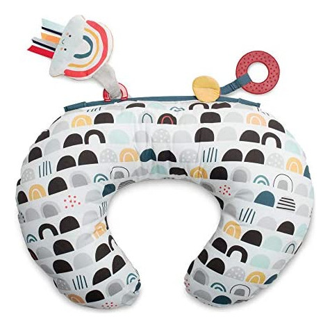 Boppy Almohada De Apoyo Para El Abdomen, Arco Iris Moderno 