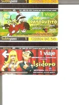 Comprar Subtepass 2 Tarjetas Patoruzito + Isidoro Cañones