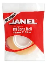 Comprar 10 Cintas Diurex Janel Adhesiva 119 18 Mm X 33 Mts Transpare