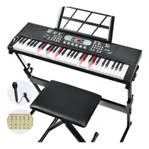 Comprar 61 Teclado Piano, Teclado De Piano Eléctrico Con Teclas Ilum