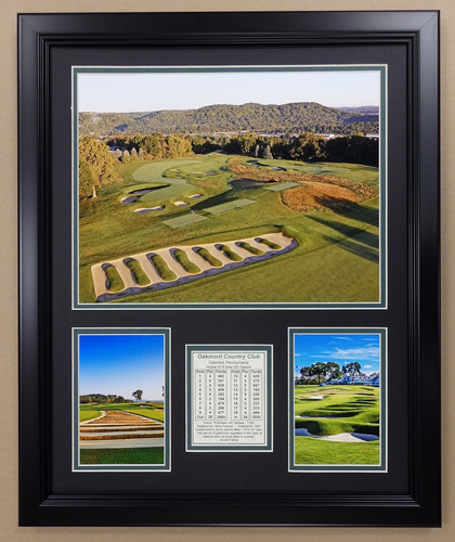 Pga Oakmont Country Club Golf Doble Matted Marco De Fot...