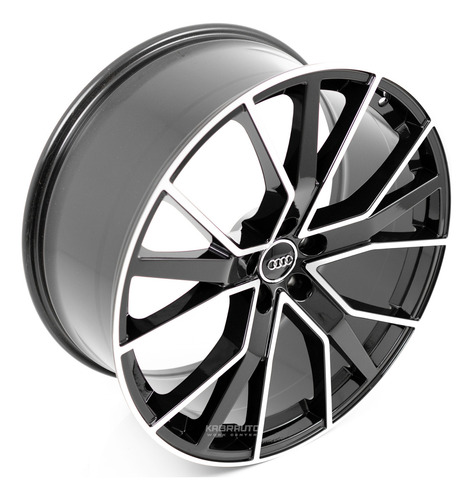 Rodas 22 Audi Rs6 Avant Rsq8 Q8 5x112 Q5 Q7 Etron Rsq5 Sq5 Cor Preto