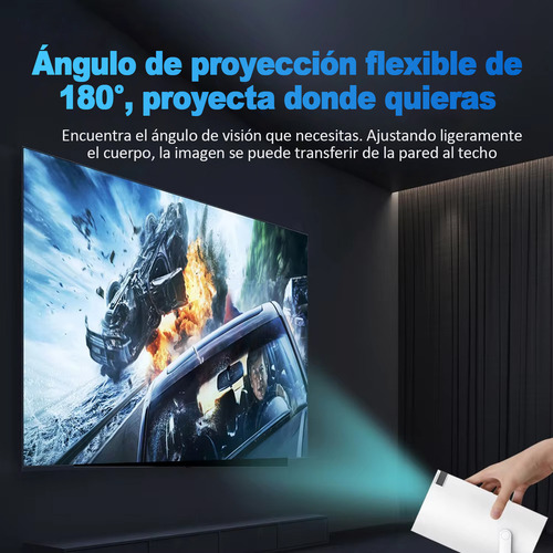 Proyector Portátil Con Consola Uhd Wifi Bluetooth + Control