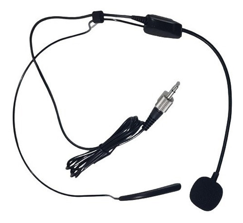 Microfone Headset Lyco Hsm03p2favulso P2 C/ Rosca Fmea Cor Preto