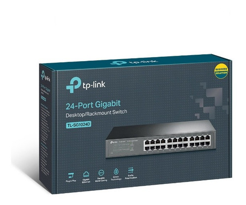 Switch Tp-link 24 Puerto Gigabit Tl-sg1024d Escritorio Rack