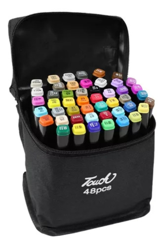 Plumones Touch Doble Punta Para Colorear 48 Piezas