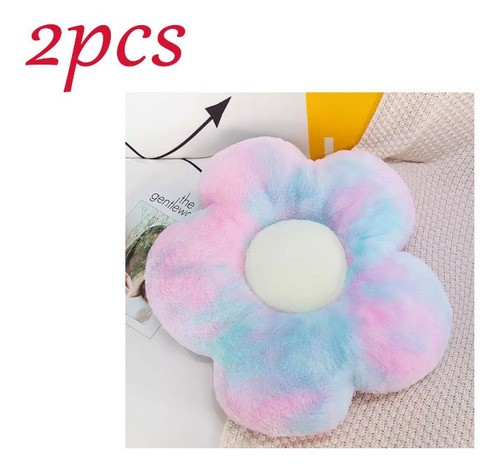 2 Juguetes De Peluche Con Preciosas Flores Para Sofá, Oficin