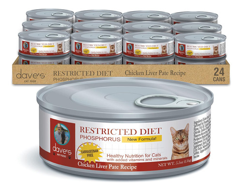 Dave S Pet Food Alimento Humedo Para Gatos Para La Renal Hig