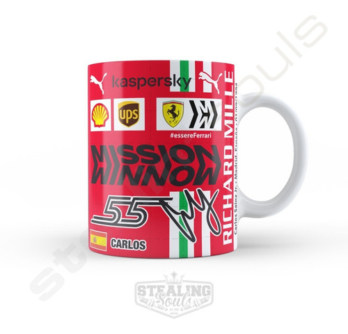 Taza Porcelana Fierrera - Carlos Sainz Jr. #04 | Formula 1