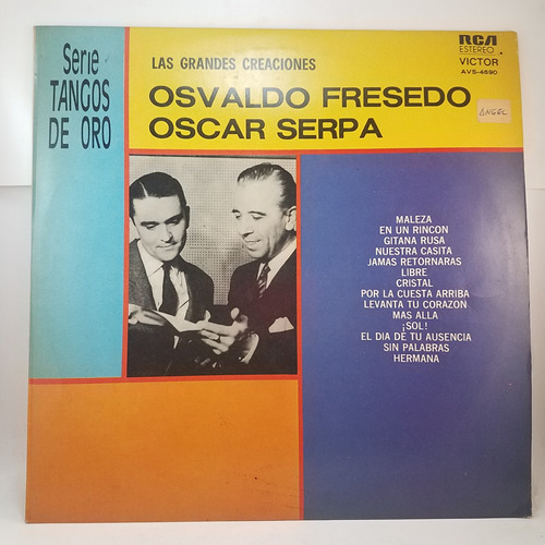 Osvaldo Fresedo - Oscar Serpa - Vinilo Tango - Mb+