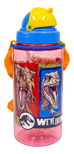 Tomatodo Scool Grande 450ml - Jurassic World (rojo)