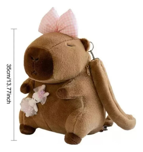 Mochila De Felpa Kawaii Creative Animal Capibara