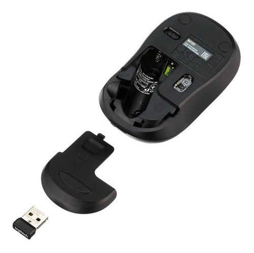 Mouse Inalámbrico Logitechinalámbrico M185 M185 Rojo Rojo
