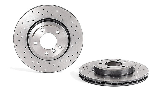 2 Discos Brembo Hiperventilados Hierro Bmw Z4 Si 07 A 11