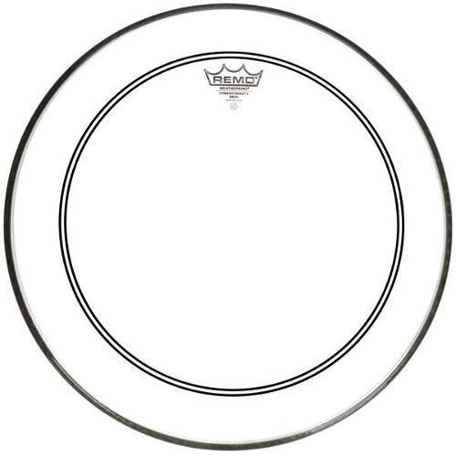 Parche Remo Powers Iii 20 Bass Head Clear Refuerzo Cuo