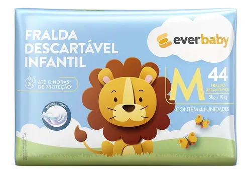 Fralda Ever Baby Modelo Tradicional