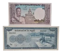 Comprar Antiguos Billetes De Laos Y Camboya