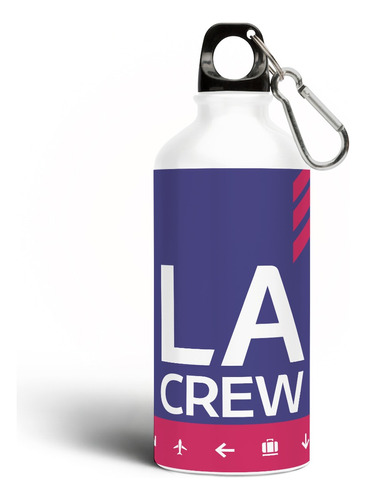 Botella De Aluminio (sin Bpa) 600 Ml - La Crew