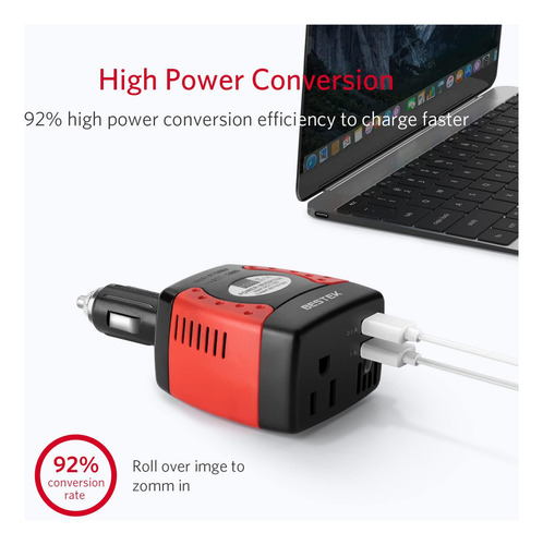 Inversor De Corriente De 150 W, Convertidor De Voltaje De 12