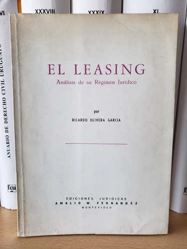 El Leasing. Análisis Juridico 
