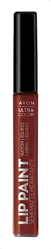 Avon Batom Líquido Lip Paint Marsala Profundo - 7ml Marrom