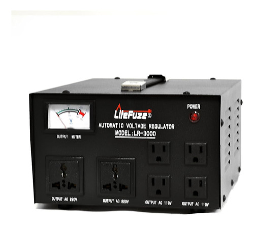 Litefuze Lr-3000 Regulador De Voltaje De 3000 Vatios Con Tra