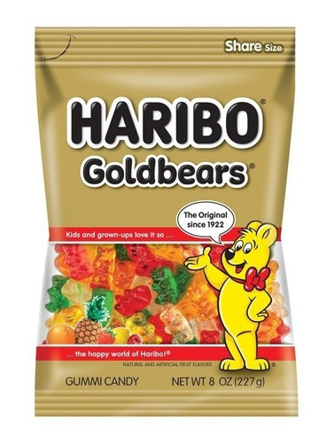 Gomitas Haribo Goldbear 227g Americana