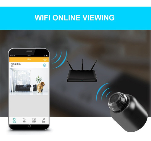 Xinnuo Mini Cámara Espía Inalámbrica Wifi Camuflada Con