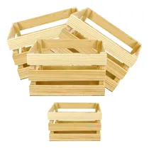 Comprar 12 Huacales De Madera 10cm*15cm Huacal Arreglo Decoracion 
