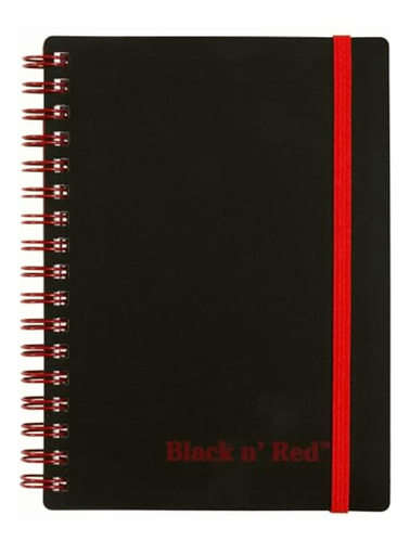 Black N' Red Cuaderno Ejecutivo, 70 Hojas, Tamaño Bolsillo